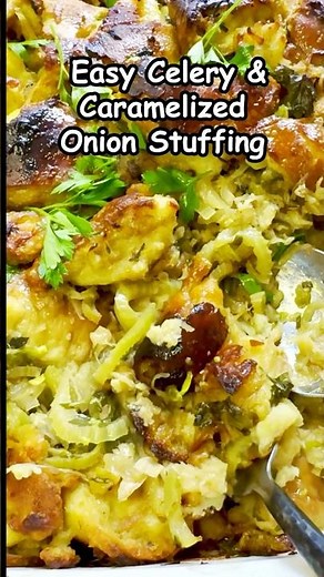 EASY Classic Celery Stuffing: Alison Roman's Viral Recipe! #howtomakestuffing
