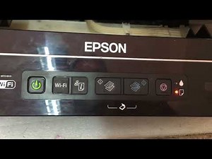 Epson L385 all lights blinking cannot print scan copy and print head nozzles clogged fixed part #02