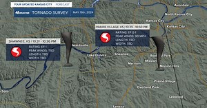 NWS: 2 EF1 tornadoes struck parts of Johnson County Sunday night