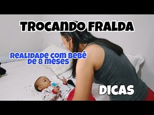 COMO TROCAR A FRALDA DO BEBÊ