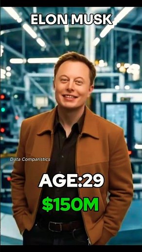 Elon Musk Net Worth Evolution💰💸 (1974–2025) #elonmusk