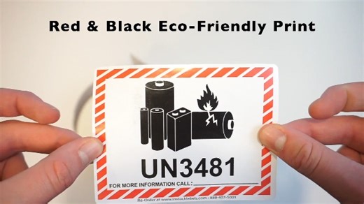 Watch Lithium Battery Labels UN3481 on Amazon Live