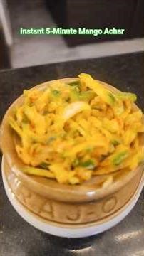 Imstant 5 Minute Mango Achar💥💥