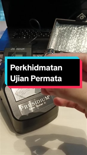 Ujian Batu Tiger's Eye Menggunakan Presidium Gem Tester 2