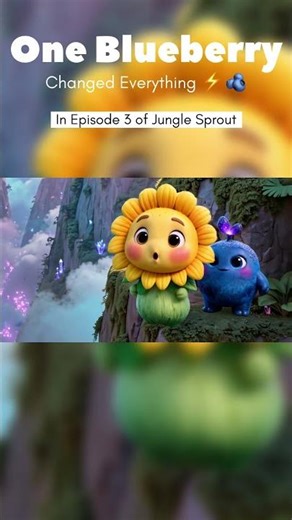 One Blueberry Changed Everything ⚡🫐 | Jungle Sprout #cartoonforkids #junglesprout #animation