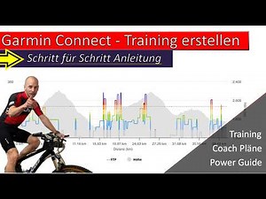 Creating a Garmin Connect bike workout - step-by-step instructions