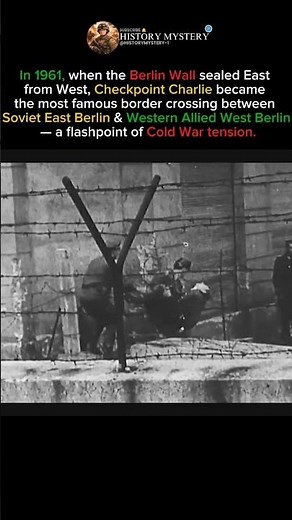 Checkpoint Charlie — Cold War Frontline #historyshorts #historymystery #ww2 #usa #coldwarfilm
