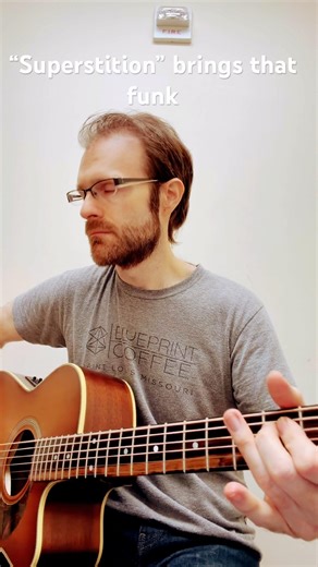 Funky acoustic superstition Riff