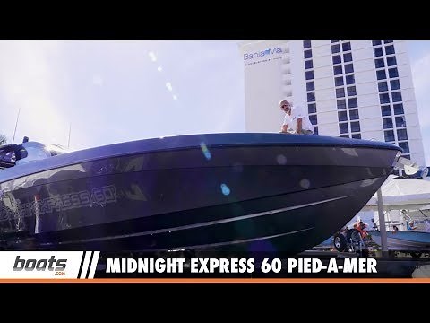 Midnight Express 60' Pied-A-Mer: First Look Video