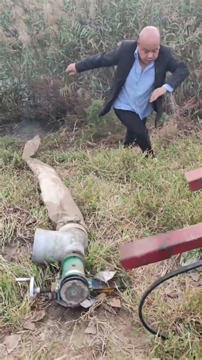 water to the crops with some serious mechanical muscle. #Agriculture #FarmMachinery #WaterPump