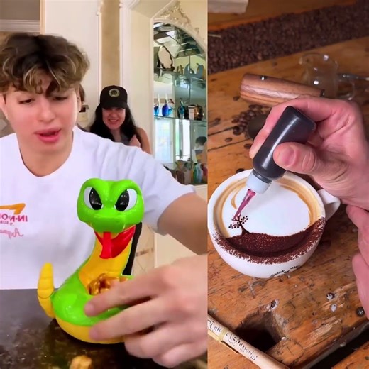 Keemokazi and his family play this dangerous snake game 😂