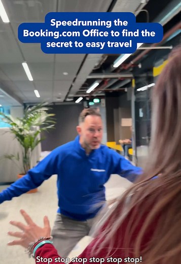 We speedran the Booking.com office for the secret to easy travel. It was the app the whole time.