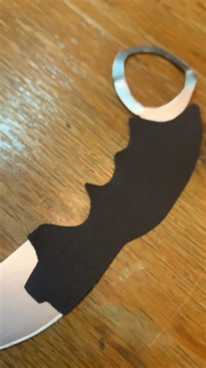 用紙做競爭者爪刀 #槍戰 #紙藝 #手作り工作 #手作 #diy #river #roblox