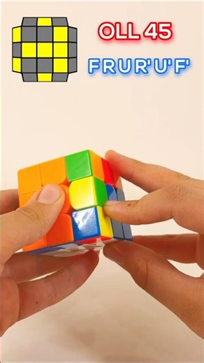 OLL 45 Tutorial | Easy & Fast Algorithm for 3x3 Rubik’s Cube