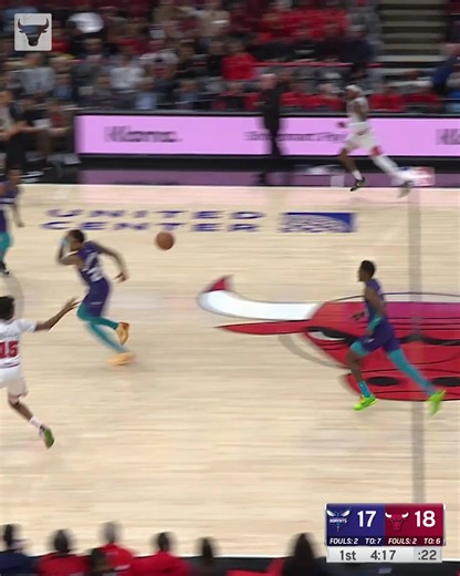 The rookie in transition ⚡️ | Chicago Bulls