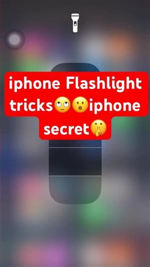 iPhone Flashlight Hidden Feature You Didn’t Know । Control iPhone Flashlight Brightness Like a Pro
