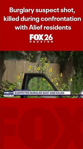 Alief: Burglary suspect shot, killed by residents