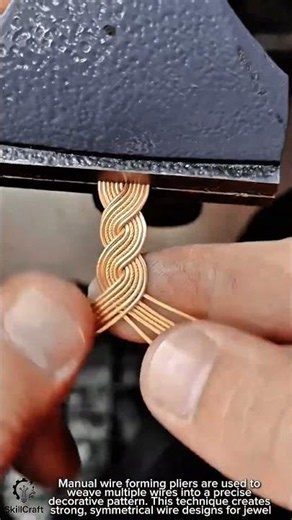 Wire Weaving Work Tool Using Manual Wire Forming Pliers #worktool