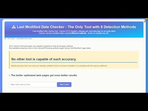 Your SEO’s Missing Link Real Last‑Modified date checker #seotools