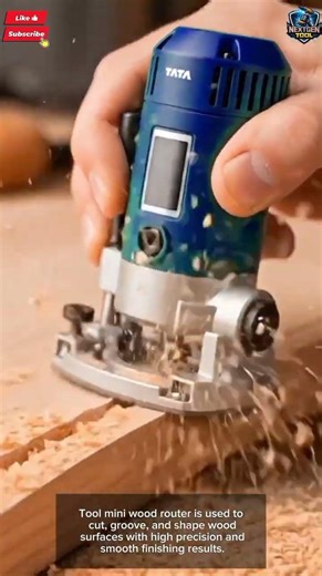 Precision Tool Mini Wood Router Cut and Shape Wood#tool