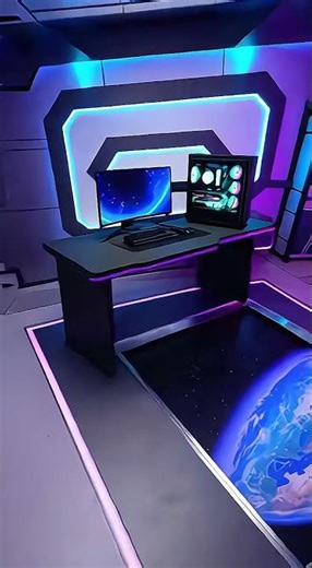 Orbital Earth Gaming Floor Concept 🌍🚀 | Hyper‑Realistic AI Visual
