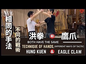 洪拳和鷹爪相同手法 不同戰術Hung Kuen & Eagle Claw have the Same Technique of hands, Different ways of tactic