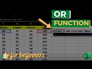 How to Use the OR Function in Excel - Tutorial with Examples
