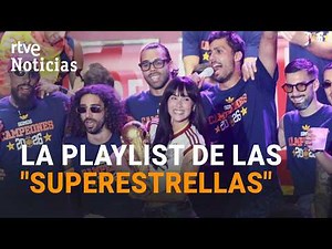 La Roja surprises with a varied playlist at their Cibeles celebration | RTVE News