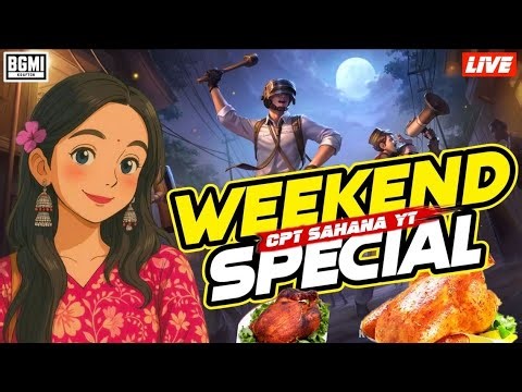 SUNDAY FUNDAY BGMI ಕನ್ನಡ ಲೈವ್ WITH CPT SAHANA YT ❤️‍🔥| BGMI LIVE KANNADA | KANNADA LIVE BGMI #bgmi