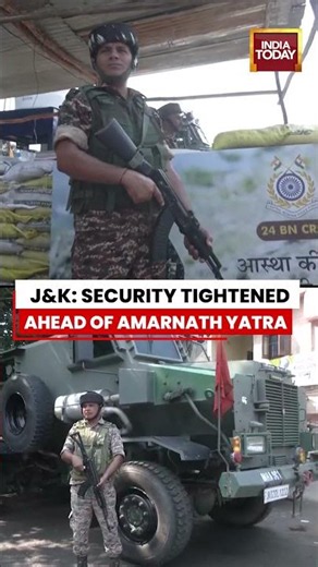 Security Tightened At Jammu Base Camp Ahead Of Amarnath Yatra | #amarnathyatra #security #jammu
