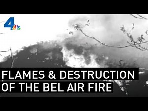 The Flames and Destruction of the Bel Air Fire | From the Archives | NBCLA