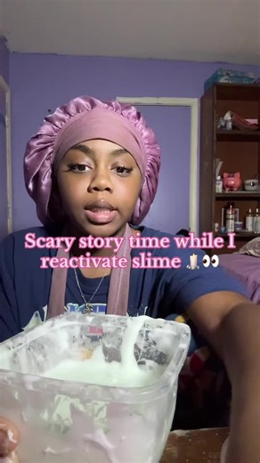 Scary Story Time with Slime Making Instructions
