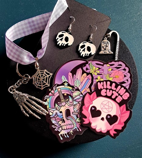 Cursed Curios Gothic Gift Bag Whimsigoth Witchy Mystery Bag - Etsy UK