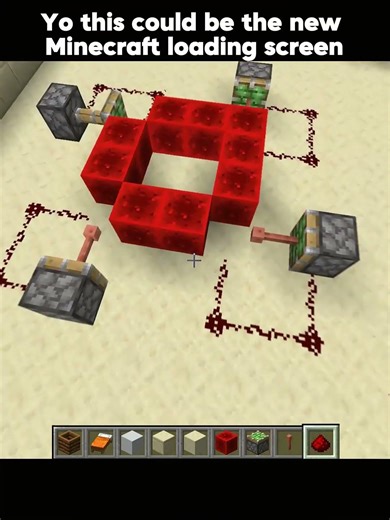 This has to be the new Minecraft loading screen 🤯 #minecraft #shorts