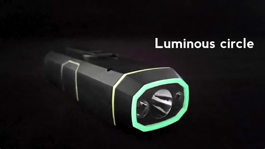 Emergency USB Hand Crank Dynamo Rechargeable Flashlight with FM Radio