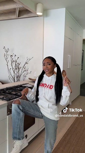 Is the BAND-AID® Brand jingle stuck in your head? @Skai Jackson 🥰 wants you to sing along! 🎵❤️ Tap the track and show us what you’ve got! #BANDAIDBrand #BANDAID #BANDAIDBrandPartner #StuckonYou