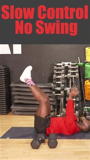 Dumbbell Leg Raises | Core & Lower Abs at Home