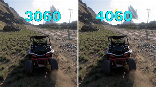 3060 VS 4060 2k大型3A 游戏实测对比