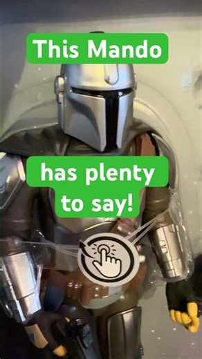 This Mando has plenty to say!