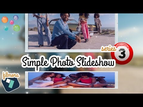 Easy Photo Slideshow Tutorial | Filmora 14 Effects & Transitions - Three