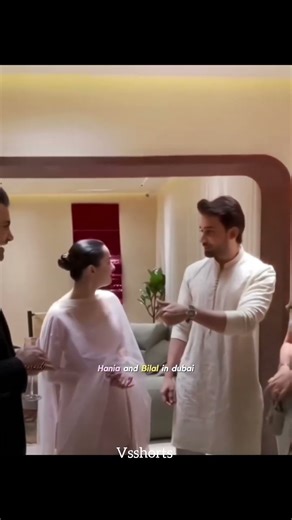 hania and bilal in dubai #MeriZindagiHaiTu #Haniaamir #bilalabbaskhan #shorts
