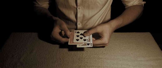 How magicians make a card melt right through another