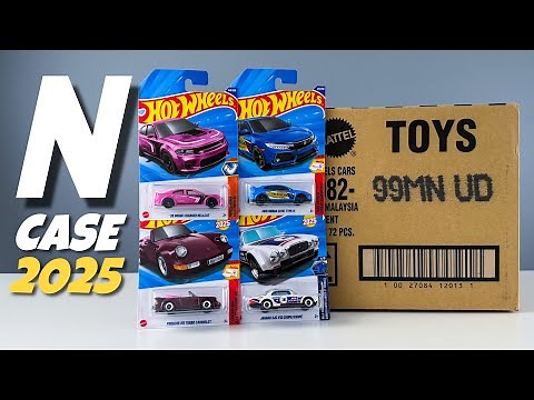 Unboxing Hot Wheels 2025 - N Case!