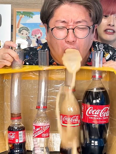 メントスとコーラの大噴火チャレンジ