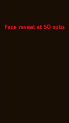 Face reveal