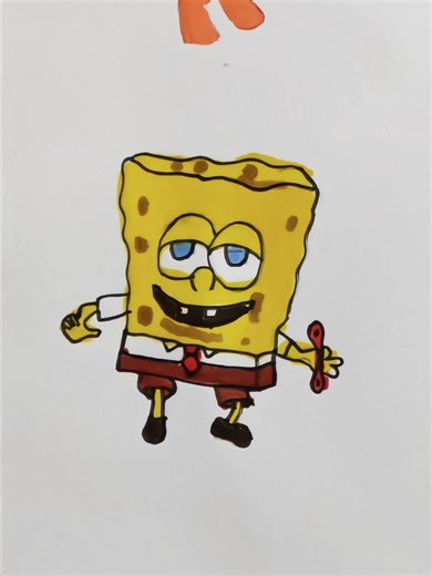 Creative SpongeBob Stickers Drawing Tutorial