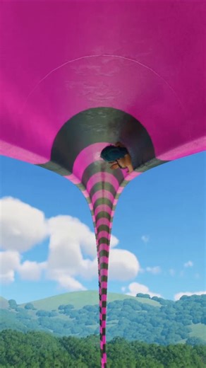 Pink Viper Water Slide Ride - Planet Coaster 2 #waterslide #waterpark #planetcoaster2