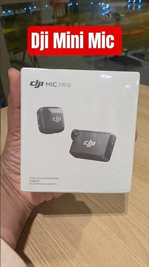 DJI Mic Mini Unboxing & First Look! (Infinity Black) #dji #djimic