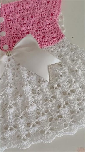 Te Encantara😍Teje Bello vestido Fácil y Rápido! Nuevo Patrón de Ganchillo👌#crochet #ganchillofacil