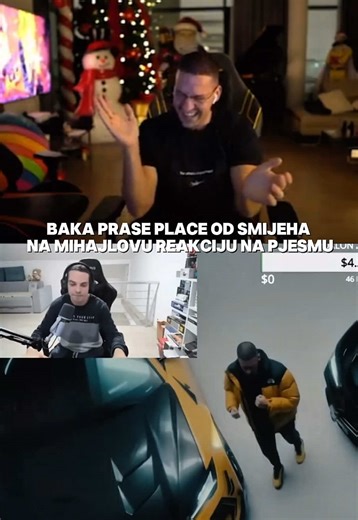 Baka Prase plače od smijeha na Mihalovu reakciju na pjesmu Betmen #bakaprase #mihajlo #betmen #reakcija #choda